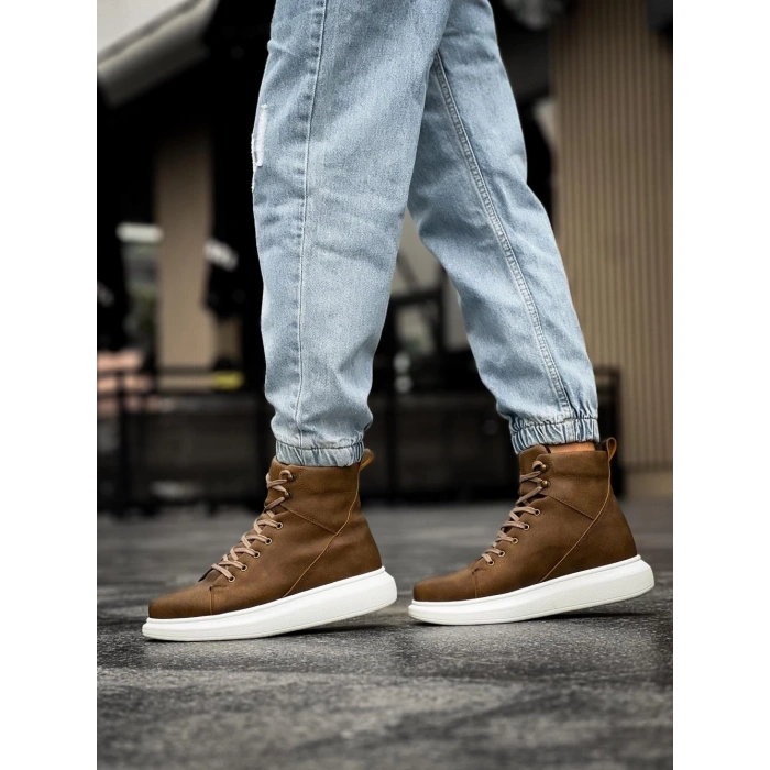 Yüksek Taban Ayakkabı  Vizon