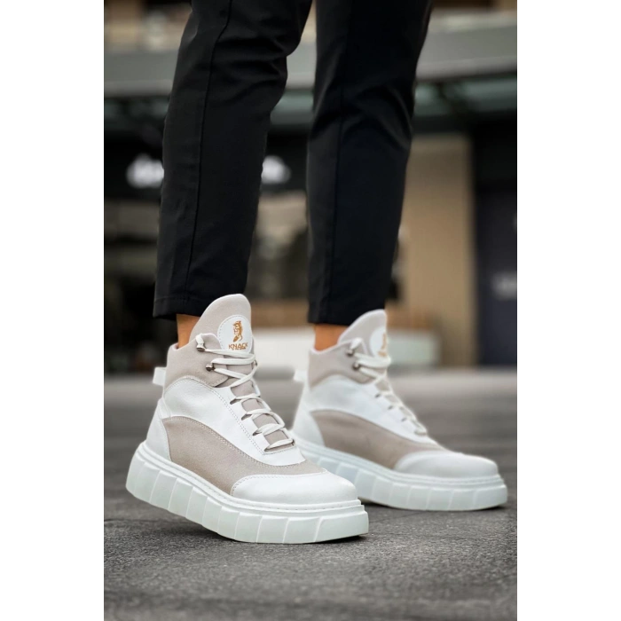 Yüksek Taban Bot  Beyaz