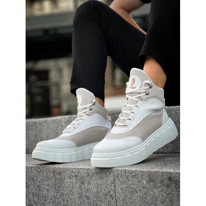 Yüksek Taban Bot  Beyaz