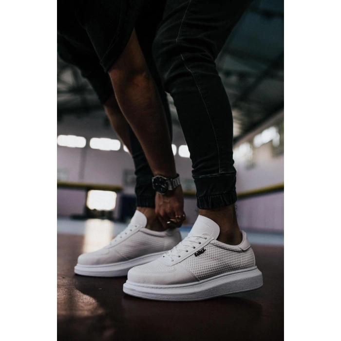 Yüksek Taban Günlük Ayakkabı  Beyaz