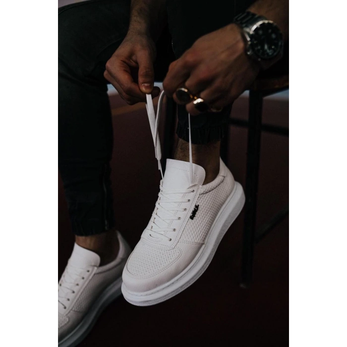 Yüksek Taban Günlük Ayakkabı  Beyaz