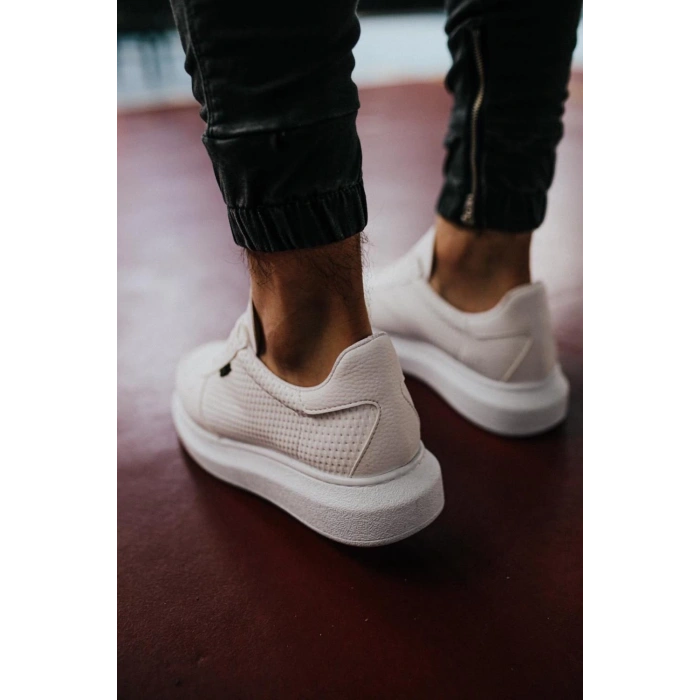 Yüksek Taban Günlük Ayakkabı  Beyaz