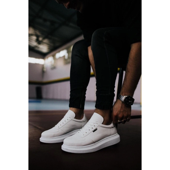 Yüksek Taban Günlük Ayakkabı  Beyaz