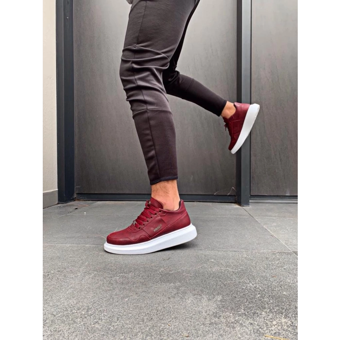 Yüksek Taban Günlük Ayakkabı  Bordo