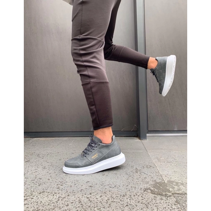 Yüksek Taban Günlük Ayakkabı  Gri