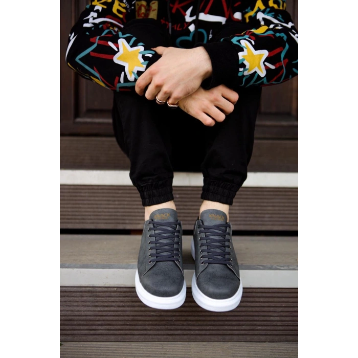 Yüksek Taban Günlük Ayakkabı  Gri