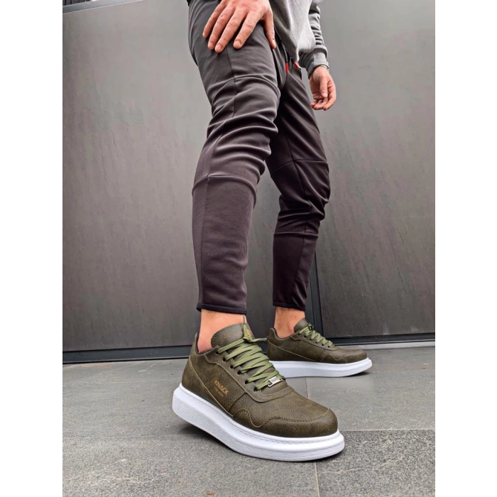 Yüksek Taban Günlük Ayakkabı  Haki