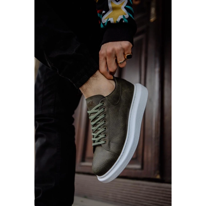 Yüksek Taban Günlük Ayakkabı  Haki