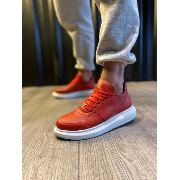 Yüksek Taban Günlük Ayakkabı  Kırmızı