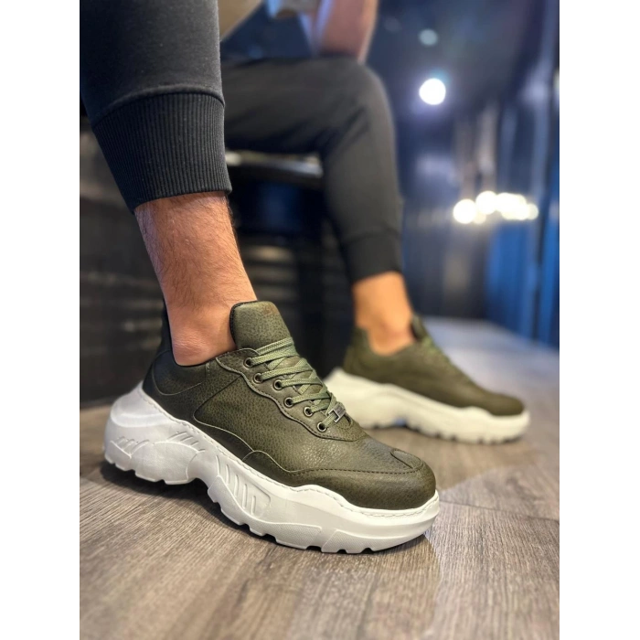 Yüksek Taban Günlük Ayakkabı N Haki