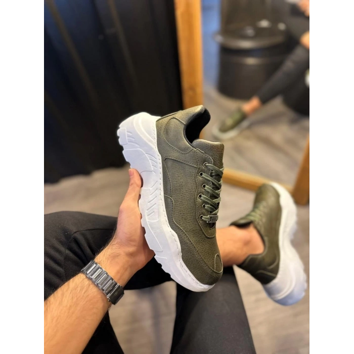 Yüksek Taban Günlük Ayakkabı N Haki