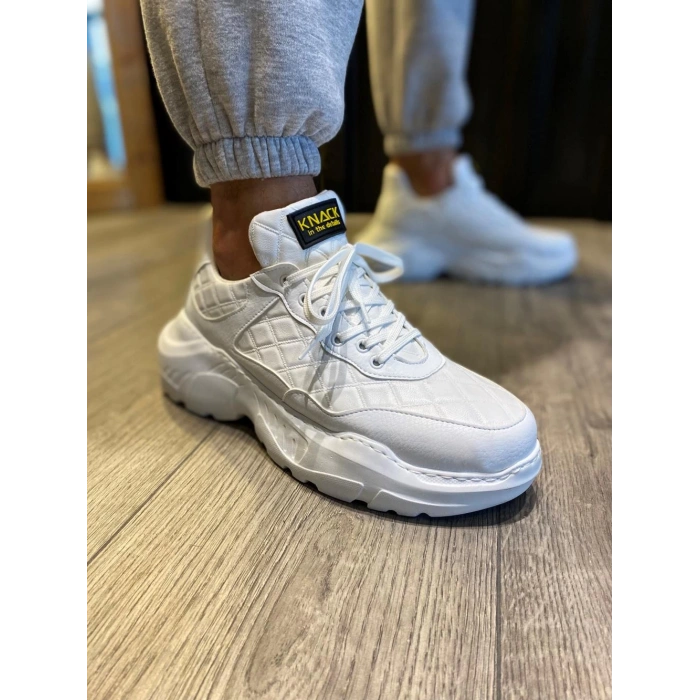 Yüksek Taban Günlük Ayakkabı N Kapitone Beyaz