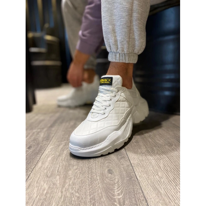 Yüksek Taban Günlük Ayakkabı N Kapitone Beyaz