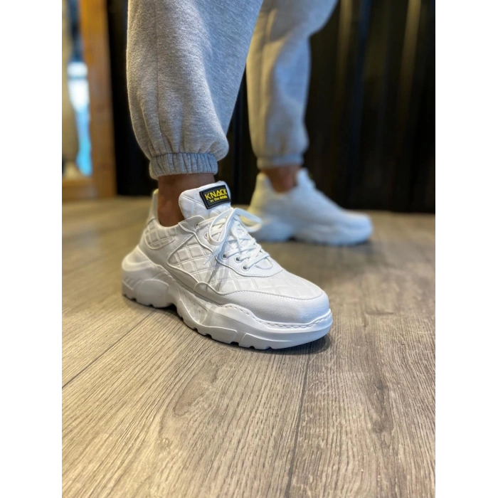 Yüksek Taban Günlük Ayakkabı N Kapitone Beyaz