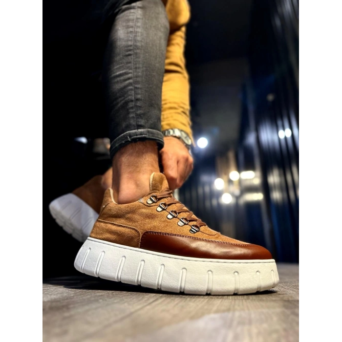 Yüksek Taban Günlük  Ayakkabı  Taba