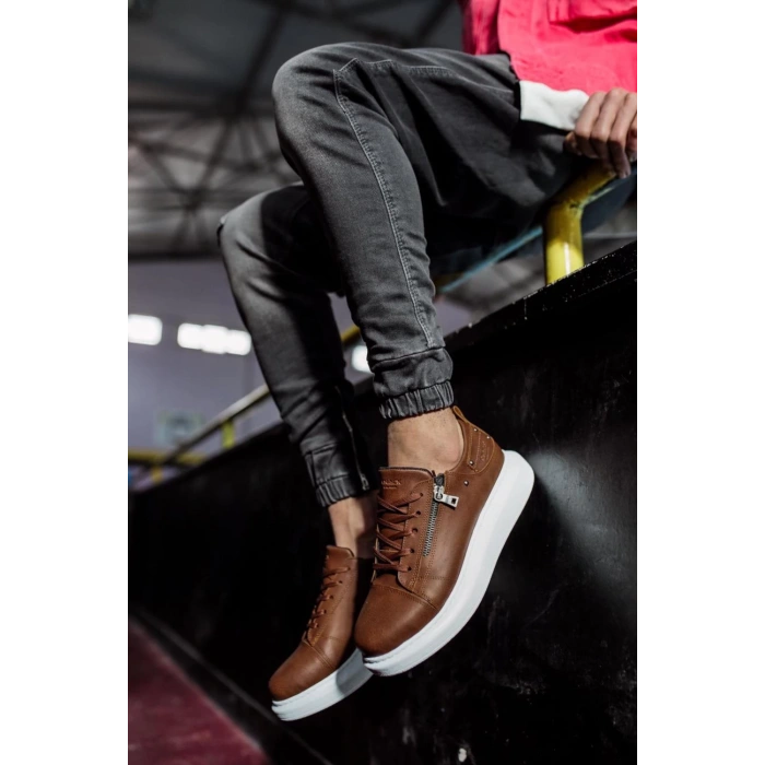 Yüksek Taban Günlük Ayakkabı  Taba