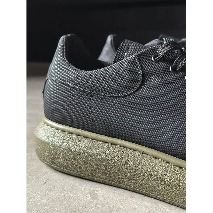 Yüksek Taban Günlük Ayakkabı Tırtıklı  Siyah