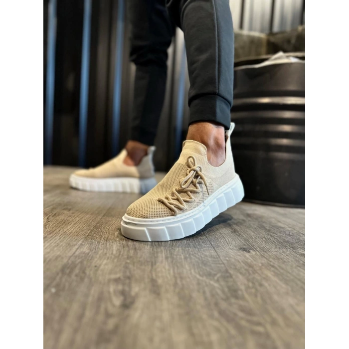 Yüksek Taban Günlük Ayakkabı  Vizon