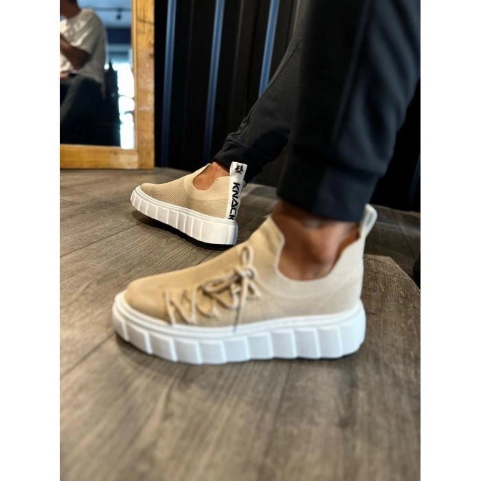 Yüksek Taban Günlük Ayakkabı  Vizon