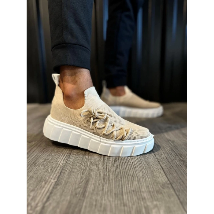 Yüksek Taban Günlük Ayakkabı  Vizon