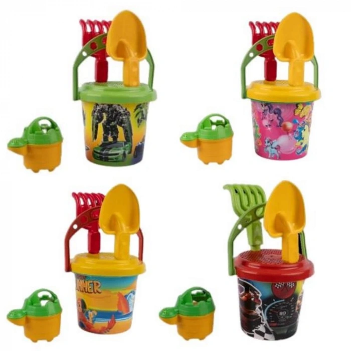 Yuvarlak Küçük Kova Plaj Seti