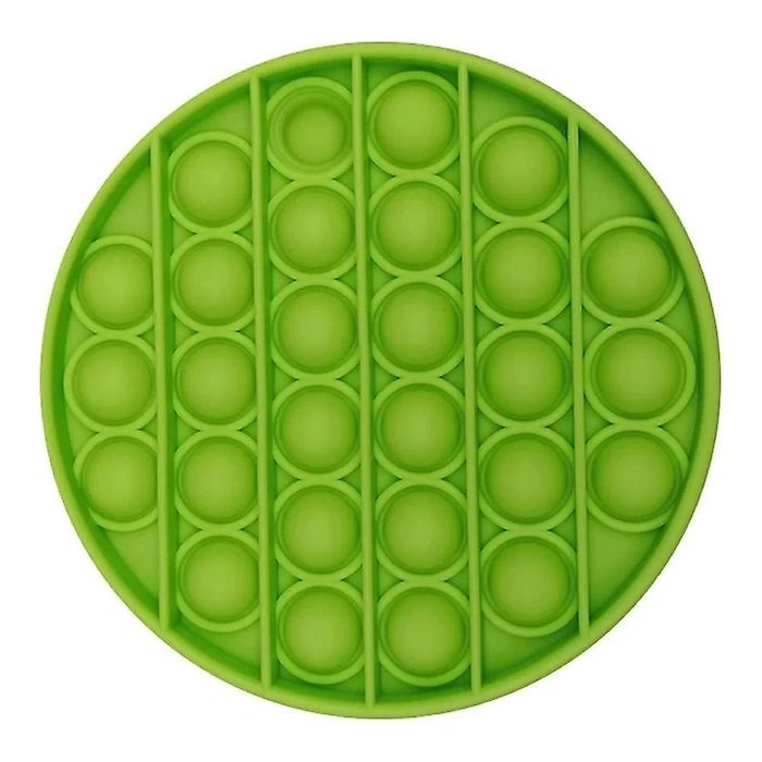 Yuvarlak Tek Renk Pop Push İt Anti Stres Bncukları Bubble Fidget