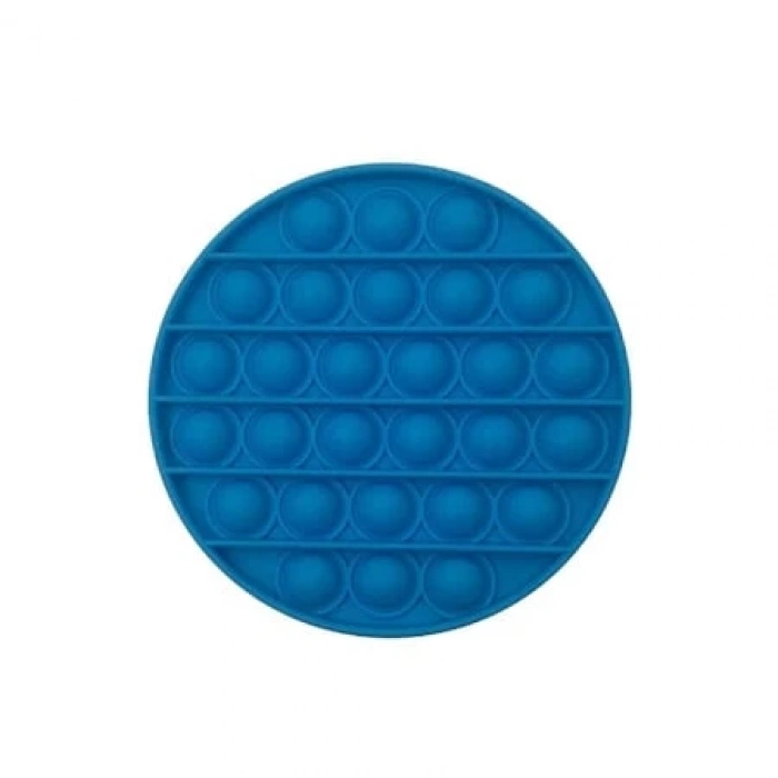 Yuvarlak Tek Renk Pop Push İt Anti Stres Bncukları Bubble Fidget