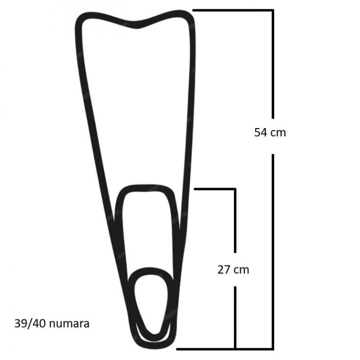 Yüzücü Paleti  SARI Çantalı - 39-40 - B575