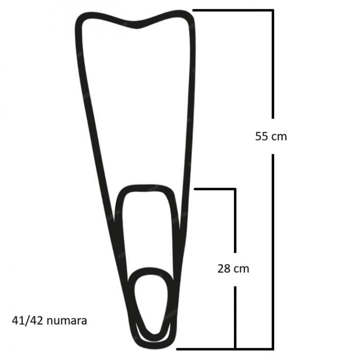 Yüzücü Paleti  SARI Çantalı - 41-42 - B576