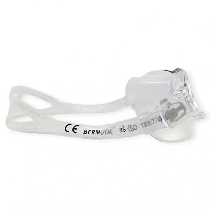 Yüzücü Sörf Gözlüğü Kulaklık Hediyeli BEYAZ/SİYAH - 8170