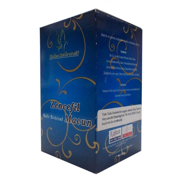 Zencefilli Ballı sel Karışım Cam Kavanoz 450 Gr