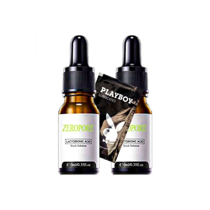 Zeropore Instant Perfection Serum - Boyun Dekolte Yüz Cilt Bakım Genç Serumu 30 Ml X 2 Adet + Jel