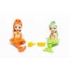2li Deniz Kızı Bebek Seti - Hareketli Eklemler ve Aksesuarlı -Tcu & Yeşil
