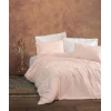 3D Nakışlı Çift Kişilik Saten Nev Takımı Lesley Pudra
