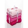 4´lü 50x90 Havlu Seti Pembe
