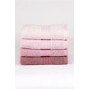 4´lü 50x90 Havlu Seti Pudra