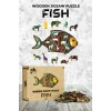 Ahşap Puzzle - Fish (182 parça)