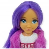 Ankiki Moda İkonu Bebek Figür 13 cm  - Mor Saçlı "Great" Stil (Etekli Kombin)