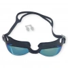 Aynalı Yüzücü Gözlüğü Silikon Kulaklık Hediyeli  SİYAH - 9009-M