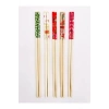 Bambu Chopstick Çubuk Yemek Çubuğu Yıkanabilir Tekrar Kullanılabilir (3 Çift- 6 Adet )