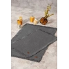 Bath Rug Set Antrasit 2li 75x125 60x90
