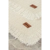 Bath Rug Set Krem 2li 75x125 60x90