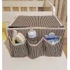 Bebek Beşik Başucu Düzenleyici Kapaklı 5 Bölmeli Organizer