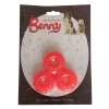 Benny Köpek Oyuncağı Üçlü H 9 x 9 cm Kırmızı