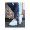 Beyaz Kalın Taban Casual Erkek Ayakkabı