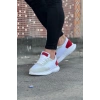 Beyaz Kırmızı Triko Erkek Spor Ayakkabı