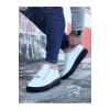 Beyaz Kömür Düz Erkek Casual Ayakkabı