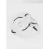 Beyaz Renk Pembe Yanaklı İthal V For Vendetta Maskesi