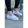 Beyaz Triko Babet Erkek Casual Ayakkabı