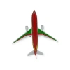 Çek Bırak Sesli Işıklı Metal Uçak - 180 - Kırmızı